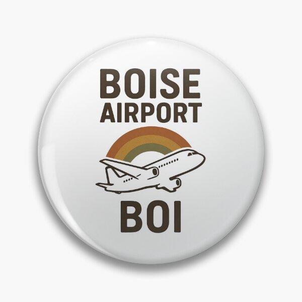 Artikelvorschau, Boise Flughafen Vintage Grunge Design | Retro Luftfahrt Reise T-Shirt entworfen und verkauft von Stylewhimsy.