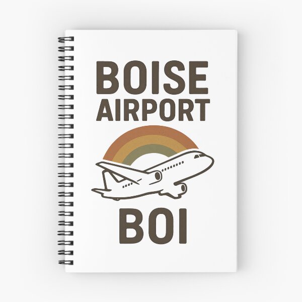 Item preview, Boise Airport Vintage Grunge Design | Retro Aviation Travel Tee designed and sold by Stylewhimsy.