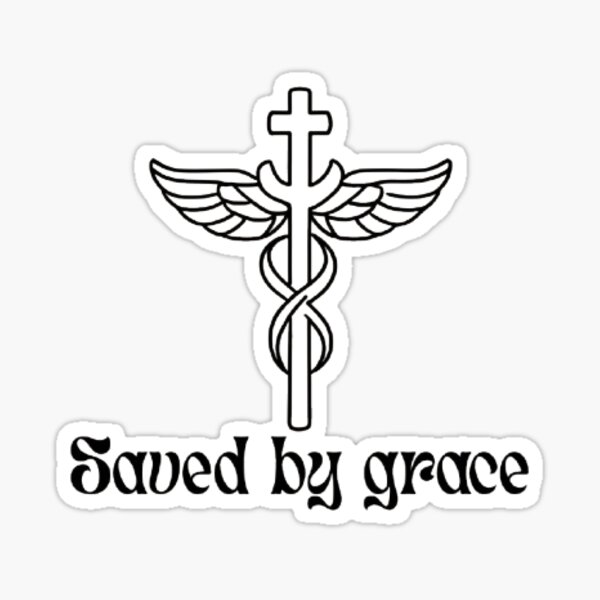 Item preview, Saved By Grace designed and sold by TruthAndVerse.