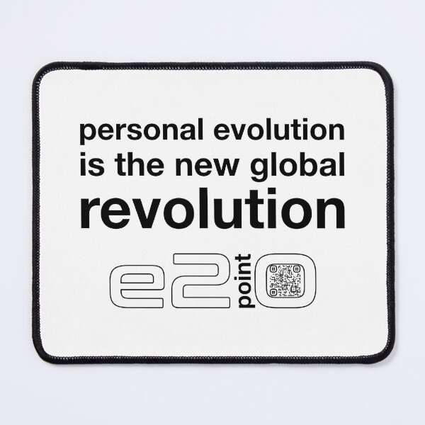 Item preview, e2point0 - personal evolution is the new global revolution - (black) designed and sold by e2point0.