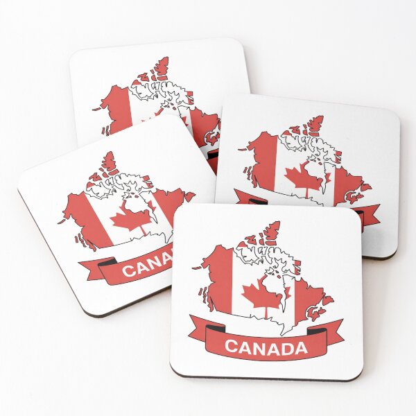 Item preview, Canada Flag Map designed and sold by Paper Drip.