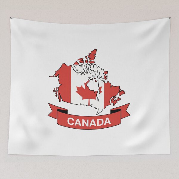 Item preview, Canada Flag Map designed and sold by Paper Drip.