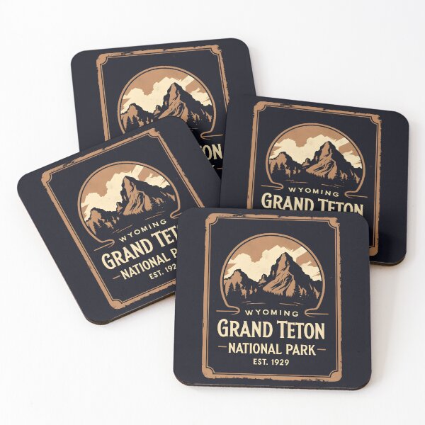 Item preview, Grand Teton National Park - Wyoming - US  designed and sold by GoodOldVintage.