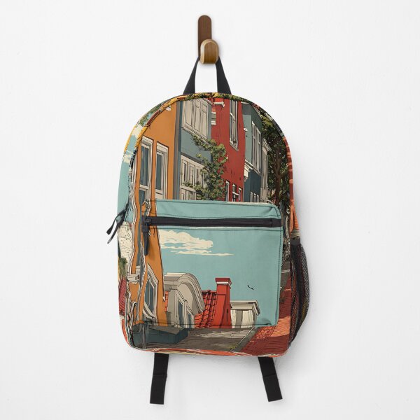 Item preview, Alkmaar Netherlands Vintage Travel Poster | Dutch Cheese City Retro Art designed and sold by TuncGK.