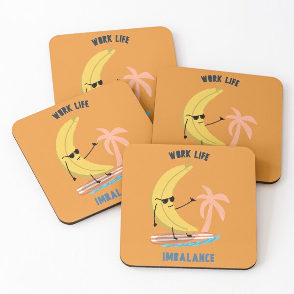 Item preview, Funny Surfing Banana on Sunny Vacation Holiday  designed and sold by RorosShirtShop.