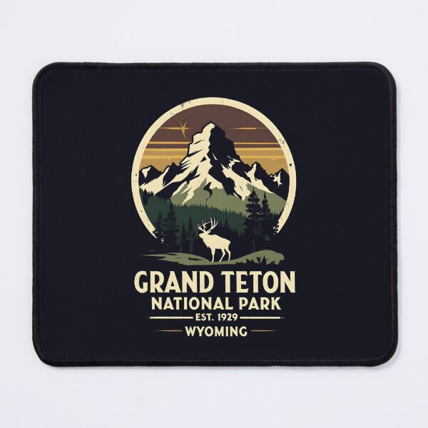 Item preview, Grand Teton National Park - Wyoming - US  designed and sold by GoodOldVintage.