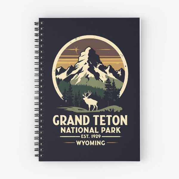Item preview, Grand Teton National Park - Wyoming - US  designed and sold by GoodOldVintage.