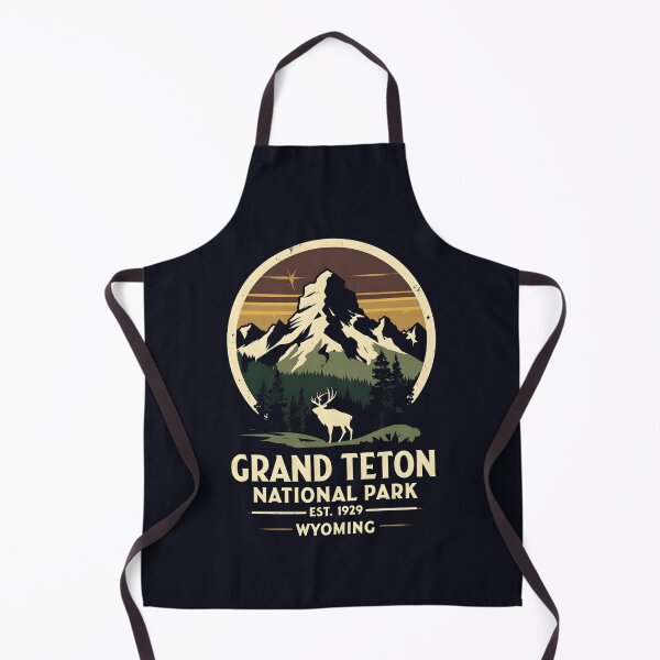 Item preview, Grand Teton National Park - Wyoming - US designed and sold by GoodOldVintage.