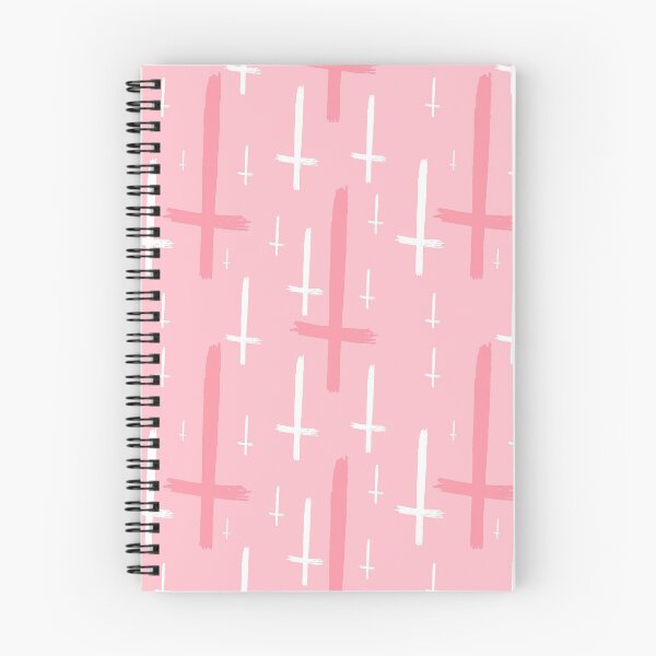 Item preview, upside down inverted cross pastel pink designed and sold by Gossip Rag.