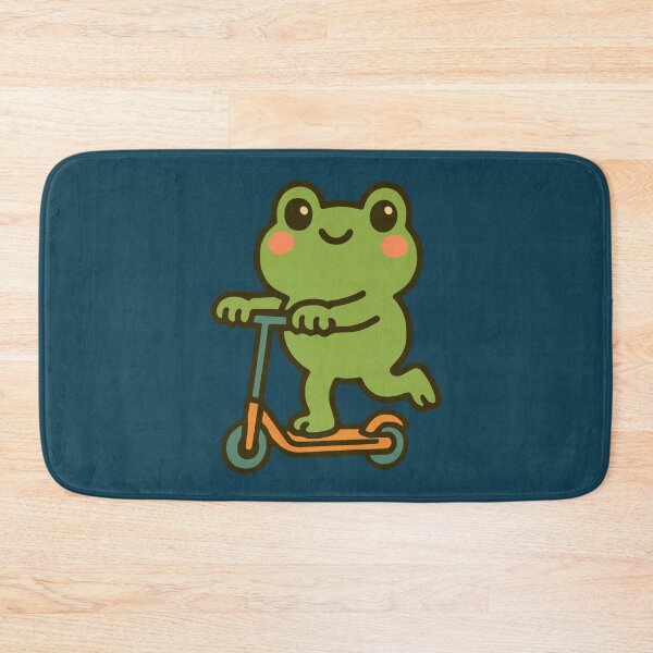 Item preview, Dolled Up Cute Frog Scooting Hand Drawn Cartoon Animal designed and sold by NosandEdgy.