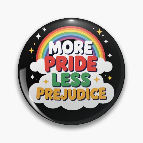 Item preview, More Pride Less Prejudice Rainbow Pride Month LGBTQ Gear designed and sold by DynamicDesign.