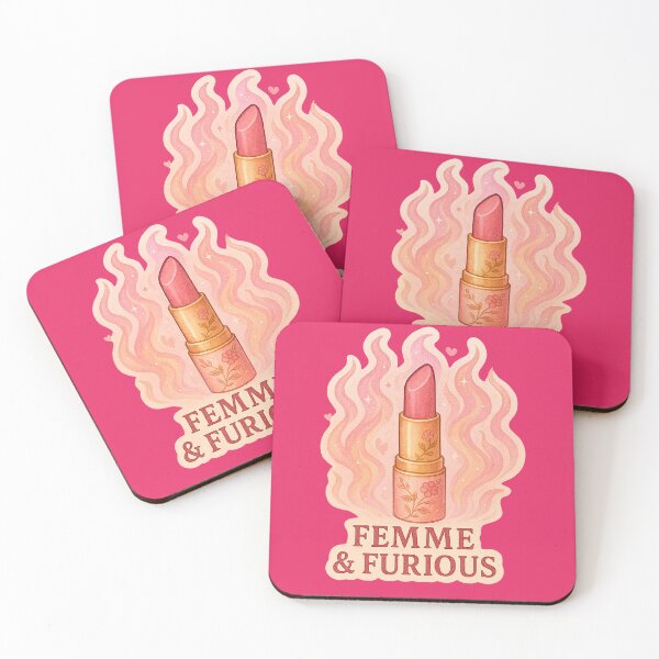 Item preview, Femme & Furious – Lipstick Lesbian designed and sold by ThroneOfCraft.