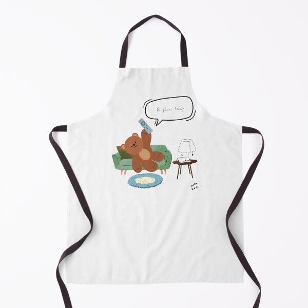 Item preview, Mono Bear Message – No Plans Today ( White / Transparent ) designed and sold by mintmono-studio.
