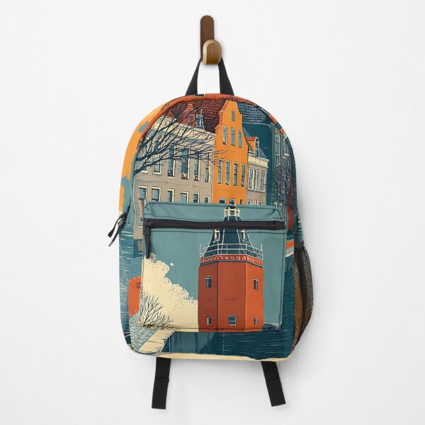 Item preview, Nijmegen Netherlands Vintage Poster | Oldest City on the Waal River designed and sold by TuncGK.