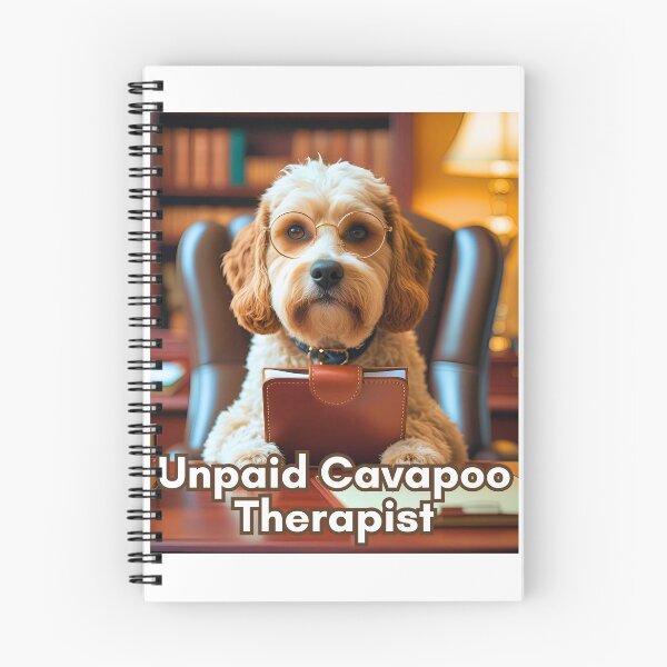Item preview, Terapeuta Cavapoo no remunerado: Arte de oficina con Cavapoo de apoyo emocional designed and sold by Fredster1966.