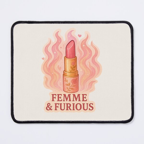 Item preview, Femme & Furious – Lipstick Lesbian designed and sold by ThroneOfCraft.