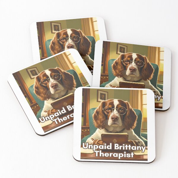 Item preview, Unpaid Brittany Therapist – Cute Brittany Spaniel Office Humor designed and sold by Fredster1966.