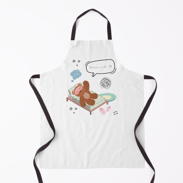 Item preview, Mono Bear Message – Hibernate Mode: ON ( White / Transparent ) designed and sold by mintmono-studio.