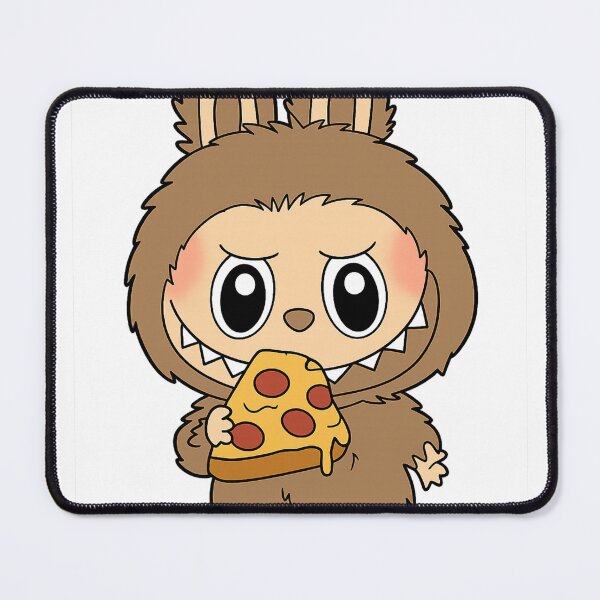 Item preview, labubu and pizza designed and sold by khalidteez.
