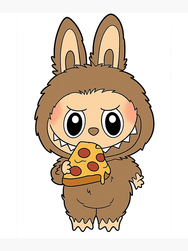 labubu and pizza Lightweight Sweatshirt