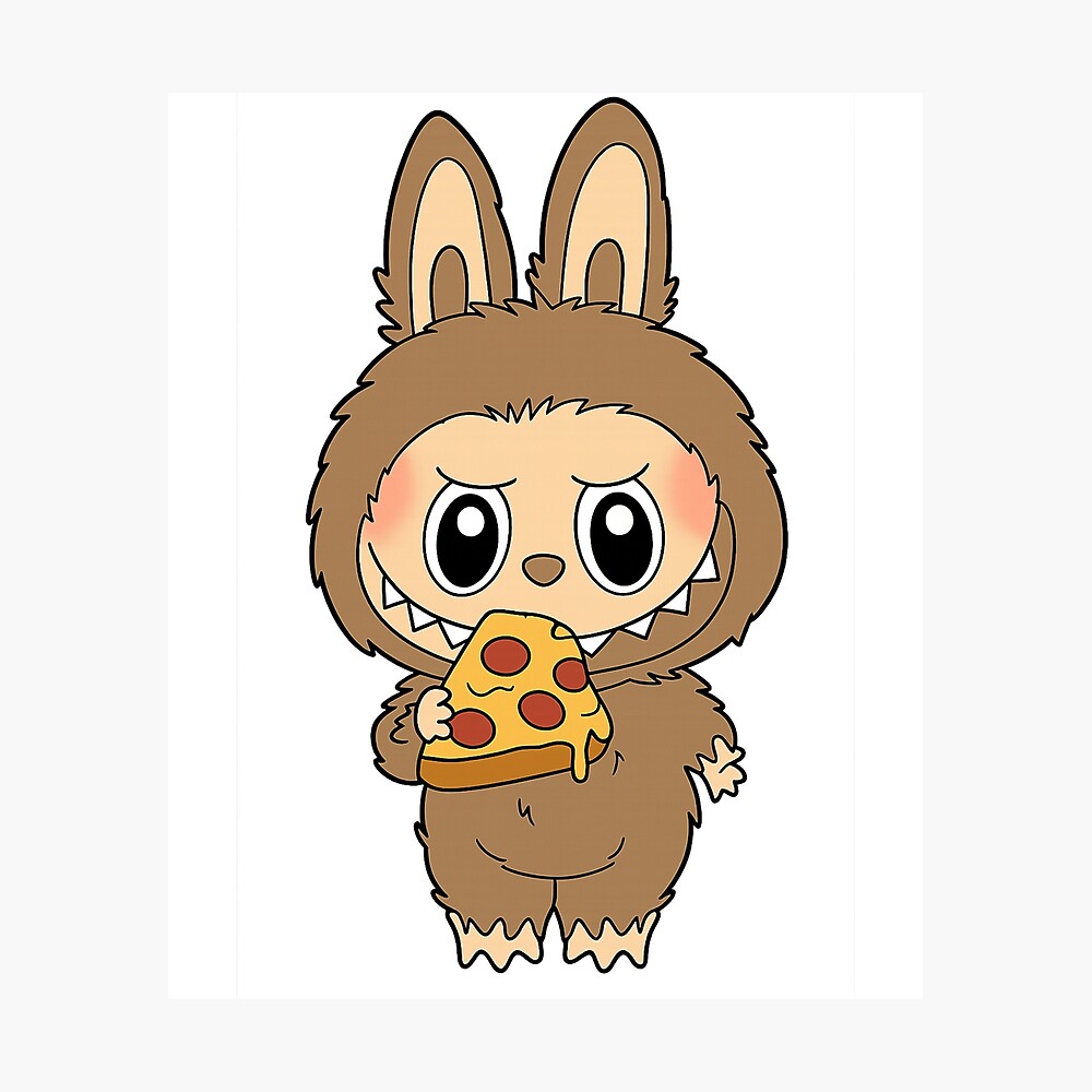 labubu and pizza Lightweight Sweatshirt