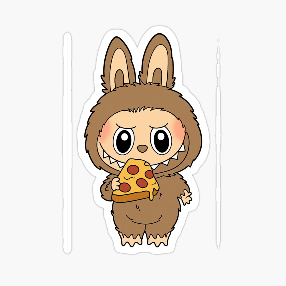 labubu and pizza Lightweight Sweatshirt