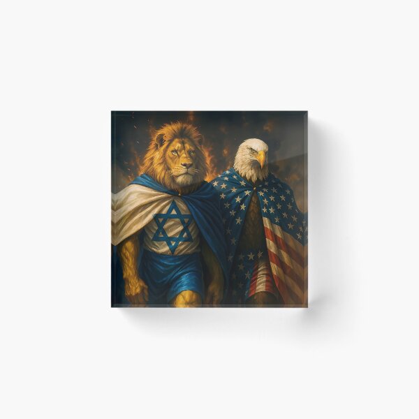 Item preview, Allies of Power – The Lion and the Eagle United designed and sold by Artistic canvas store.