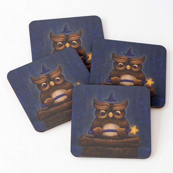 Item preview, Mystical Owl Wizard – Digital Fantasy Art designed and sold by Jamie Herself.