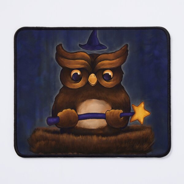 Item preview, Mystical Owl Wizard – Digital Fantasy Art designed and sold by Jamie Herself.