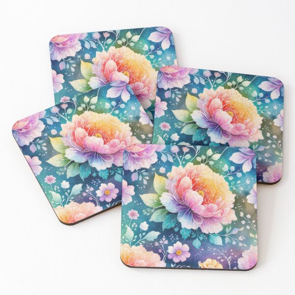 Item preview, Watercolor Multicolored Floral Bliss Pattern designed and sold by elissiart.