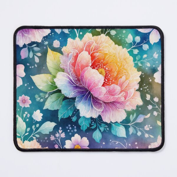 Item preview, Watercolor Multicolored Floral Bliss Pattern designed and sold by elissiart.