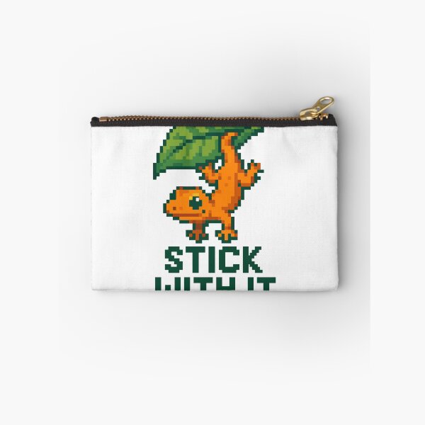 Artikelvorschau, Bleib dran – Gecko auf Blatt Pixel Cling entworfen und verkauft von NaturePixel.