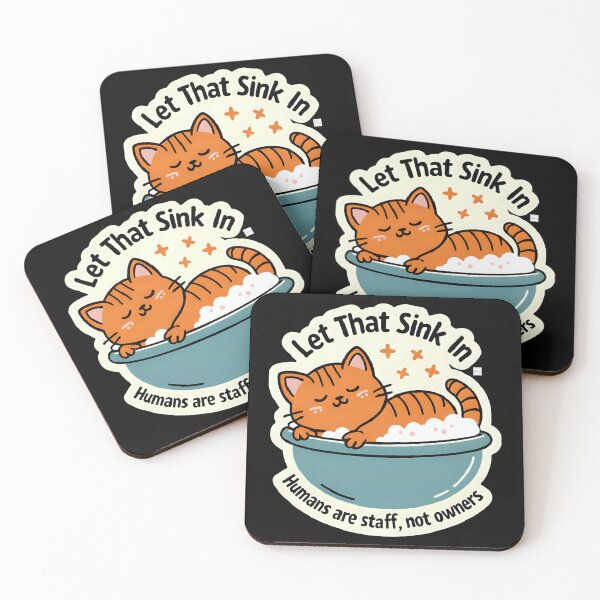 Item preview, Let That Sink In – Funny Cat in Sink Design for Pet Lovers designed and sold by SzaszkeszOne.