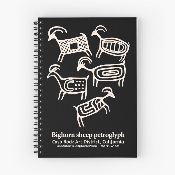 Item preview, Bighorn sheep petroglyph, Coso Rock Art District, California. designed and sold by PreColumbianArt.