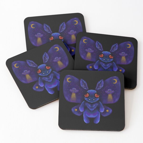 Item preview, UFO Mothman – Cryptid Digital Art designed and sold by Jamie Herself.