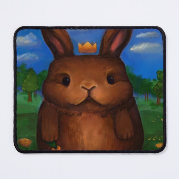 Item preview, King Bunny – Regal Rabbit Digital Painting designed and sold by Jamie Herself.