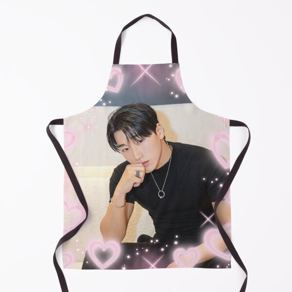 Item preview, Kpop Ateez San Pink Hearts Photo designed and sold by StarBunnyDesign.