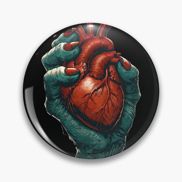 Item preview, Zombie Halloween Hand holding Heart  designed and sold by NightTimeJ.