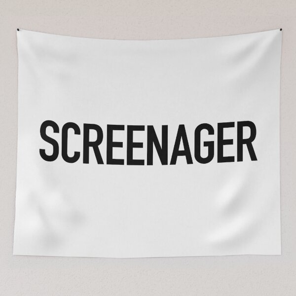 Item preview, Screenager Funny Quotes in Modern Minimal designed and sold by Memes N Lore .