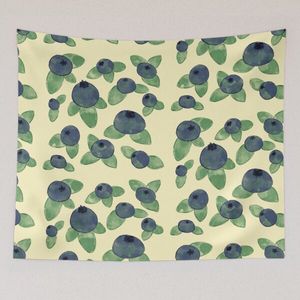 Item preview, Blueberries & Butter Yellow designed and sold by briannaderro.