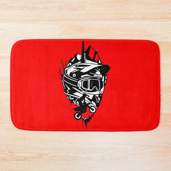 Item preview, Mountain Motocross Helmet Rider Minimal Design designed and sold by omerckaca.