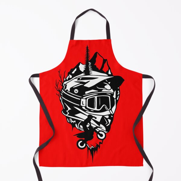 Item preview, Mountain Motocross Helmet Rider Minimal Design designed and sold by omerckaca.