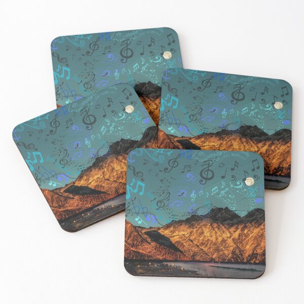 Item preview, Music Everywhere On A Moon Kissed Sky & Mountains designed and sold by BrightrDayMusicArt.