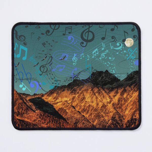Item preview, Music Everywhere On A Moon Kissed Sky & Mountains designed and sold by BrightrDayMusicArt.