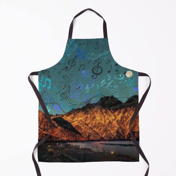 Item preview, Music Everywhere On A Moon Kissed Sky & Mountains designed and sold by BrightrDayMusicArt.