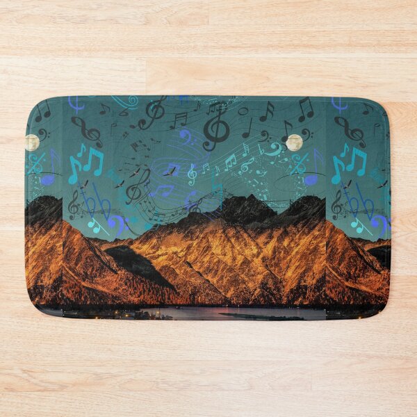 Item preview, Music Everywhere On A Moon Kissed Sky & Mountains designed and sold by BrightrDayMusicArt.