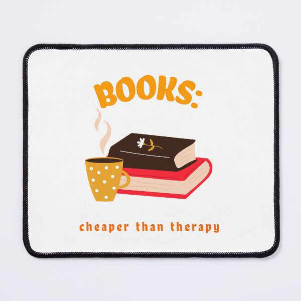 Item preview, BOOKS: CHEAPER THAN THERAPY designed and sold by TeeezShirtz.