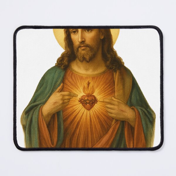 Item preview, Sacred Heart of Jesus – Devotional Portrait designed and sold by ApologeticaCatolica.org.