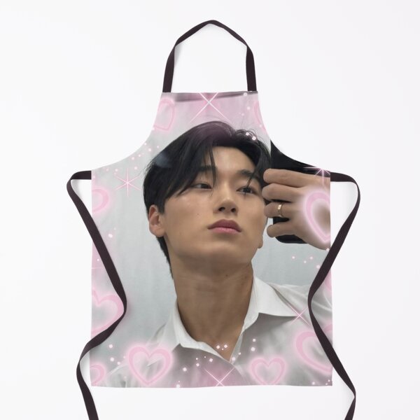 Item preview, Kpop Ateez San Selfie Pink Hearts Photo designed and sold by StarBunnyDesign.