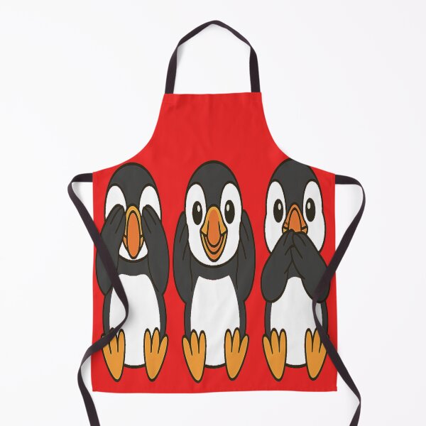Item preview, Three wise puffins see , hear , speak no evil,,birds,animal lover, bird lover,puffin lover,, designed and sold by JamesDunican.